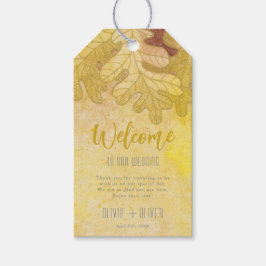 Etiqueta Para Presente Autumn Oak Deixa Boas-vindas