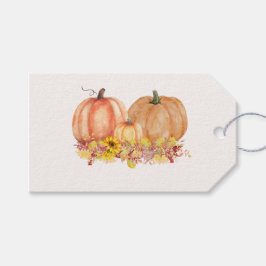 Etiqueta Para Presente Autumn Pumpkin Baby Shower Favor Tags – Boho Fall
