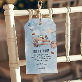 Etiqueta Para Presente Avião Aquarela Fofa Avião Aniversário Menino