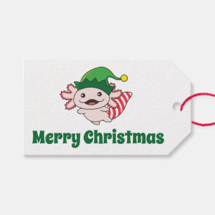 Etiqueta Para Presente Axolotl Felry Natal Elf Axolotl Café