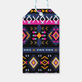 Etiqueta Para Presente Aztec Colorido