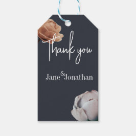 Etiqueta Para Presente Azul poeirento floração mínima