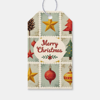 Etiqueta Para Presente Azulejo de Natal Natal