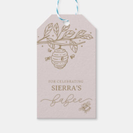 Etiqueta Para Presente Babee, Convite à Abelha, Chá de fraldas temático d