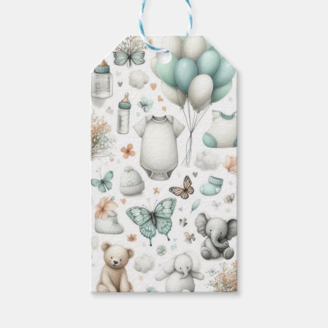 Etiqueta Para Presente Baby Boy (Frente)