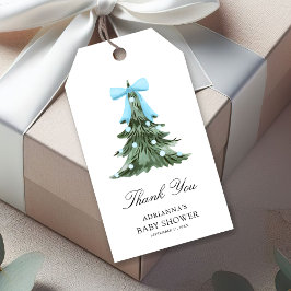 Etiqueta Para Presente Baby É Frio Lá Fora Azul De Inverno Arco Obrigado