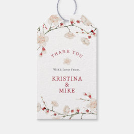 Etiqueta Para Presente Baby In Bloom Chá de fraldas Obrigado Favor