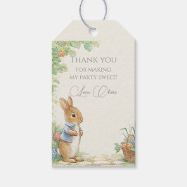 Etiqueta Para Presente Baby Peter Rabbit Garden