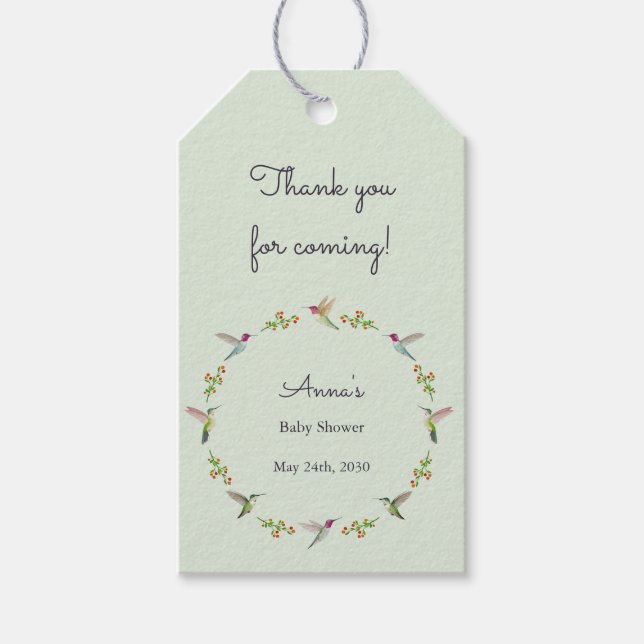 Etiqueta Para Presente Baby Shower (Frente)