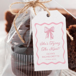 Etiqueta Para Presente Bachelorette de Casando com Arco rosa