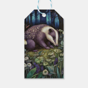 Etiqueta Para Presente Badger da meia-noite