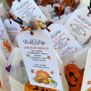 Etiqueta Para Presente Bag de Goodie Cai na Igreja, Escola ou Organização