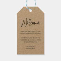 Bag Rustic Welcome Dift Ou Casamento De Cesta
