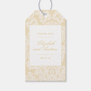 Etiqueta Para Presente Bagagens sofisticadas de Casamento Elegante de ren
