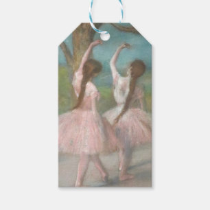 Etiqueta Para Presente Bailarinas em Rosa Edgar Degas