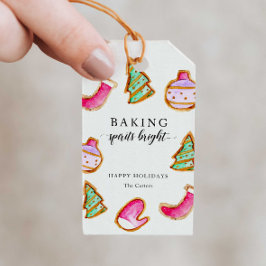 Etiqueta Para Presente Baking Spirits Bright Baking Party Simples
