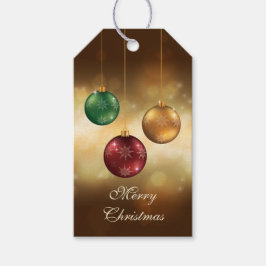 Etiqueta Para Presente Balas De Natal Coloridas No Boque Amarelo