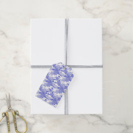 Etiqueta Para Presente Baleia Jubarte Azul e Branco Personalizada