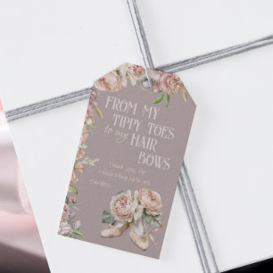 Etiqueta Para Presente Ballerina Dance Birthday