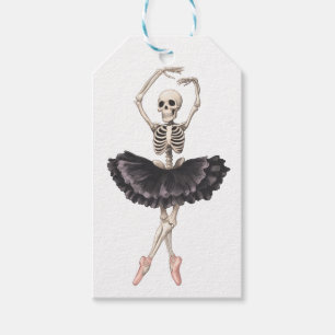 Etiqueta Para Presente Ballerina Esqueleto – Spooky Grace Encontra o Góti