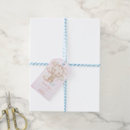 Etiqueta Para Presente Baloão de Ar Quente Beary Sweet para 1º Aniversári