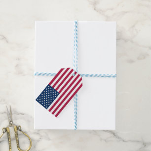 Etiqueta Para Presente bandeira americana