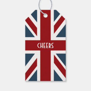 Etiqueta Para Presente Bandeira clássica de Union Jack