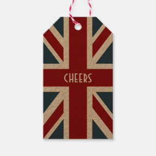 Etiqueta Para Presente Bandeira clássica de Union Jack
