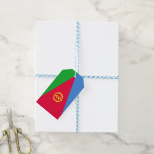 Etiqueta Para Presente Bandeira da Eritreia