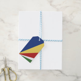 Etiqueta Para Presente Bandeira das Seychelles