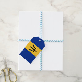 Etiqueta Para Presente Bandeira de Barbados