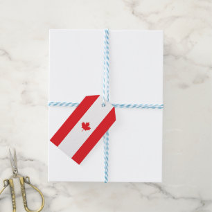 Etiqueta Para Presente Bandeira do Canadá