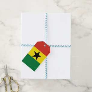 Etiqueta Para Presente Bandeira do Gana