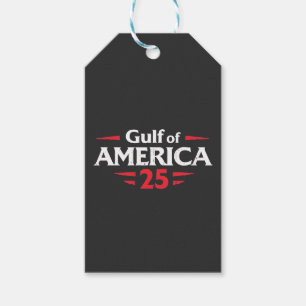 Etiqueta Para Presente Bandeira do Golfo da América Patriótica Americana 
