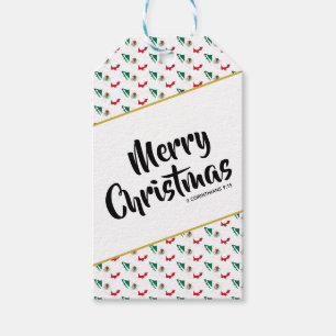 Etiqueta Para Presente Bandeira do MÉXICO Natal personalizado