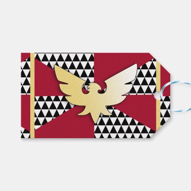 Etiqueta Para Presente Bandeira do Orgulho Drag (Frente (horizontal))