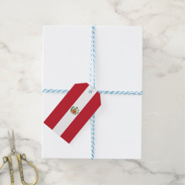 Etiqueta Para Presente Bandeira do Peru