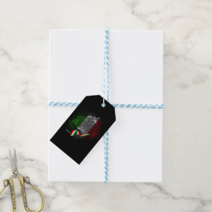Etiqueta Para Presente bandeira italiana