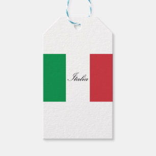 Etiqueta Para Presente Bandeira italiana - bandeira de Italia - Italia