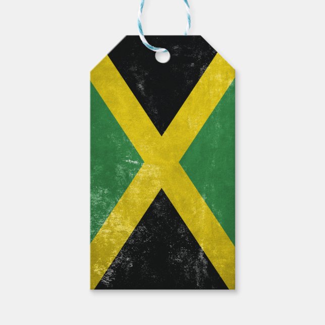 Etiqueta Para Presente Bandeira jamaicana (Frente)