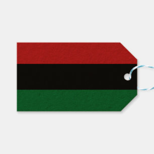 Etiqueta Para Presente Bandeira Pan-Africana