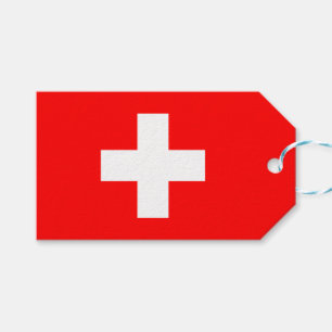 Etiqueta Para Presente Bandeira Suíça