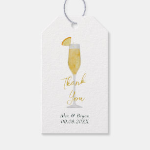 Etiqueta Para Presente Bar Mimosa Brunch Vidro Cocktail Favor de Casament