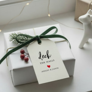 Etiqueta Para Presente Baralho de Corações de Qualquer Cor Decore os Corr