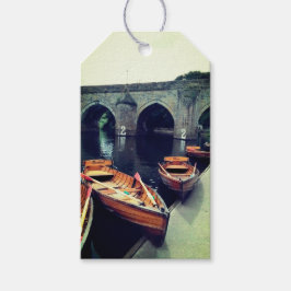 Etiqueta Para Presente Barcos no rio Durham