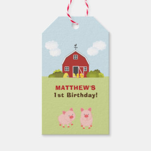 Etiqueta Para Presente Barnyard