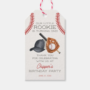 Etiqueta Para Presente Baseball Little Rookie Home Executar Favor de Aniv