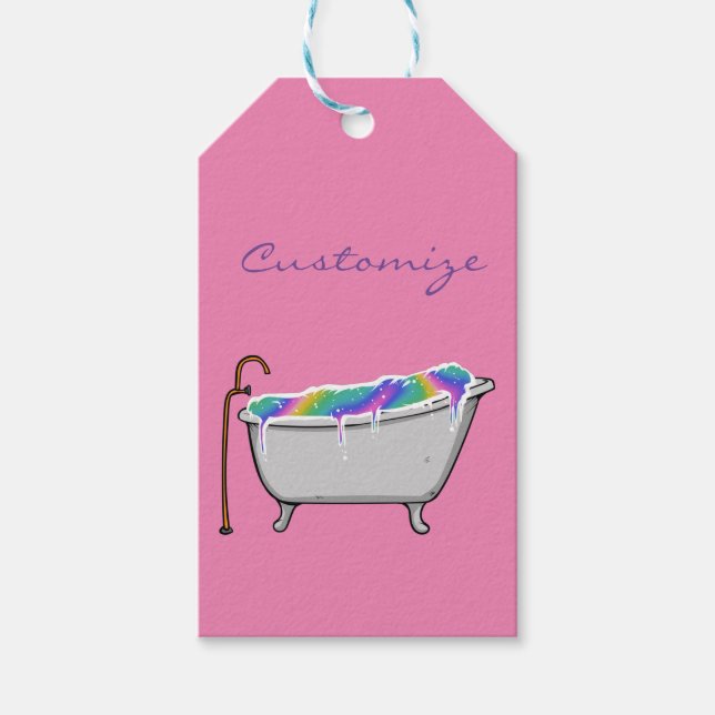 Etiqueta Para Presente Bath Bomb Babe Thunder_Cove (Frente)