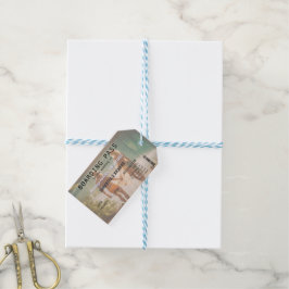 Etiqueta Para Presente Beach Wedding Boarding Pass Romantic