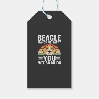 Etiqueta Para Presente Beagle Me Faz Feliz Amante de Cachorro